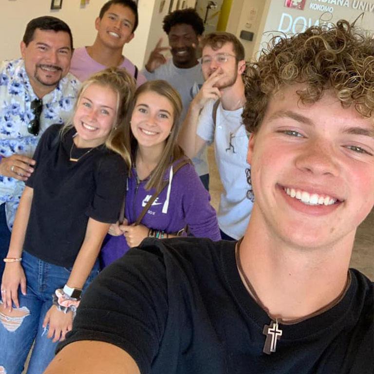 A group of students.